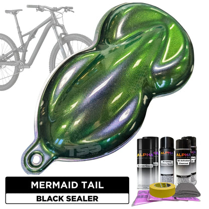 Mermaid Tail Bike Paint Kit
