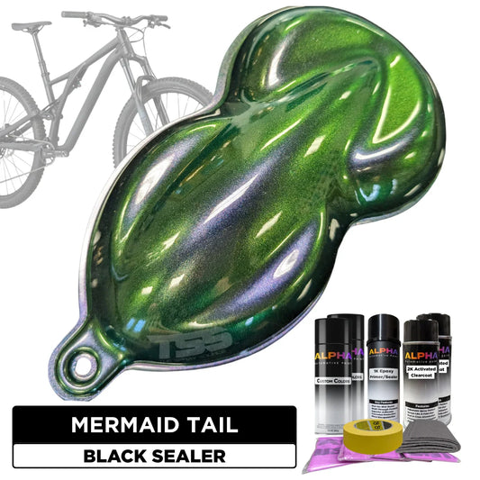 Mermaid Tail Bike Paint Kit