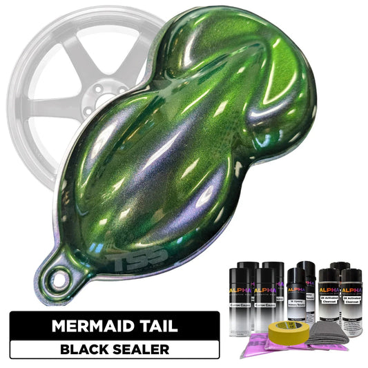Mermaid Tail Wheel Paint Kit