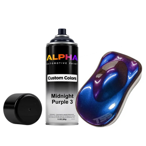 Midnight Purple 3 Alpha Custom Color Aerosol Spray Can Midcoat