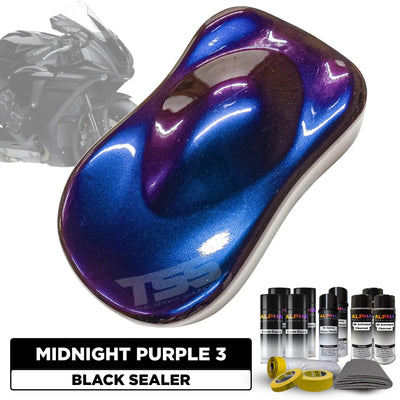 Midnight Purple 3 Motorcycle Paint Kit