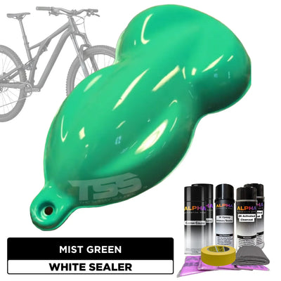 Mist Green Bike Paint Kit