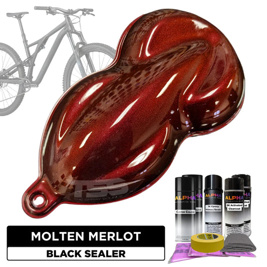 Molten Merlot Bike Paint Kit
