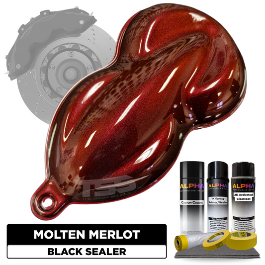 Molten Merlot Brake Caliper Paint Kit
