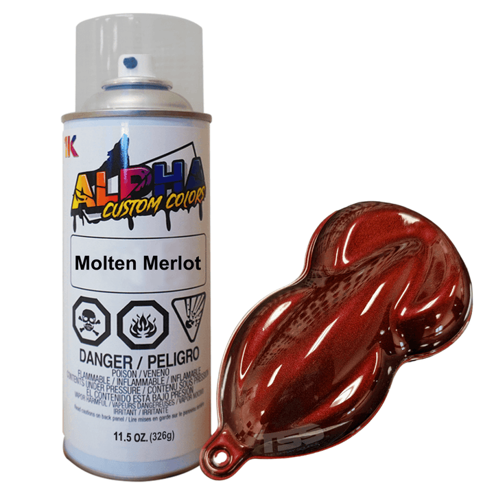 Molten Merlot Spray Can Midcoat - The Spray Source - Alpha Pigments