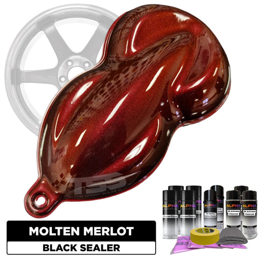 Molten Merlot Wheel Paint Kit