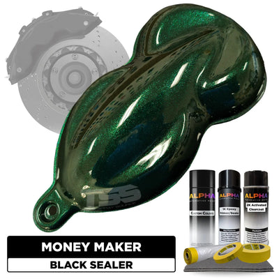 Money Maker Green Brake Caliper Paint Kit
