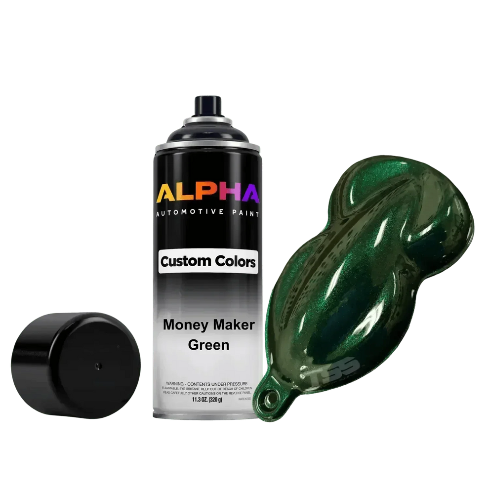 Money Maker Green Spray Can | Custom Paint Automotive Autoflex – The ...
