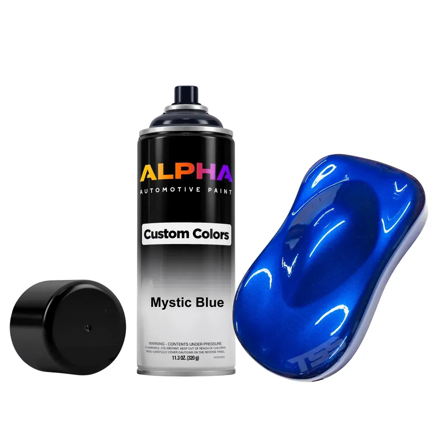 Mystic Blue Bike Paint Kit