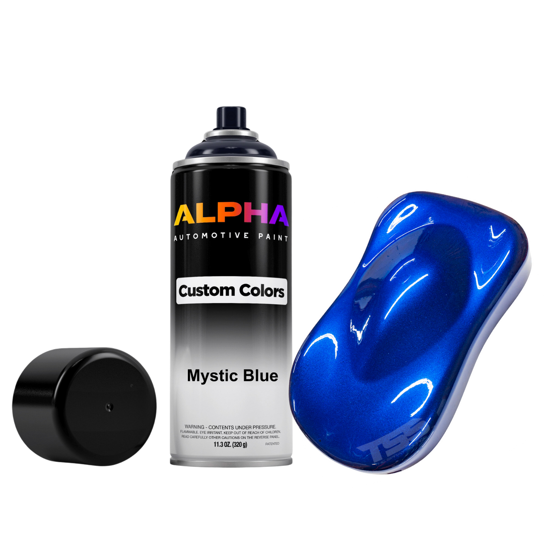 Mystic Blue Bike Paint Kit