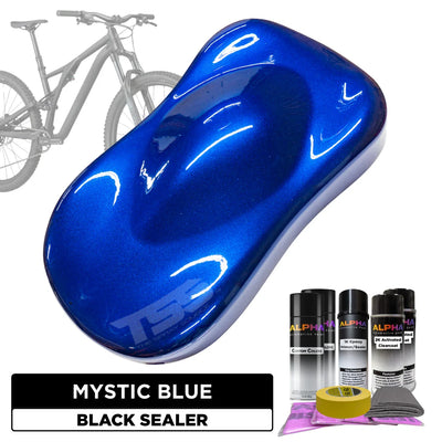 Mystic Blue Bike Paint Kit