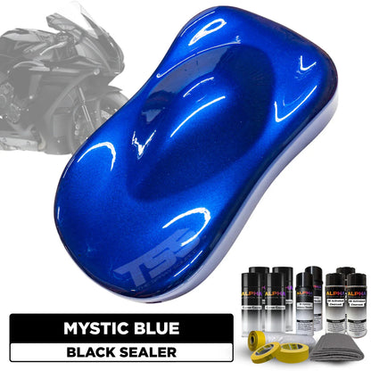 Mystic Blue Motorcycle Paint Kit
