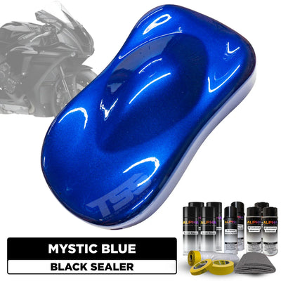 Mystic Blue Motorcycle Paint Kit