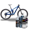 Mystic Blue Bike Paint Kit