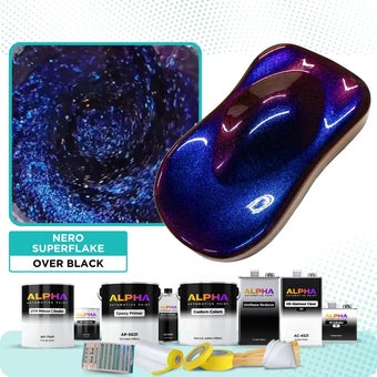 Nero SuperFlake Vehicle Paint Kit