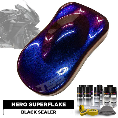 Nero SuperFlake Motorcycle Paint Kit