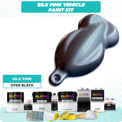 Silk Pink Vehicle Paint Kit (Black Sealer)