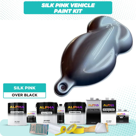 Silk Pink Vehicle Paint Kit (Black Sealer)