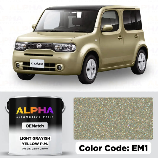 Nissan Light Grayish Yellow P. M. EM1 | OEMatch Basecoat