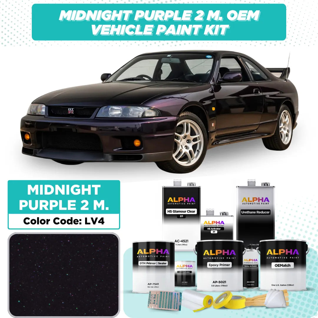 Nissan Midnight Purple 2 M. LV4 | OEMatch Vehicle Paint Kit