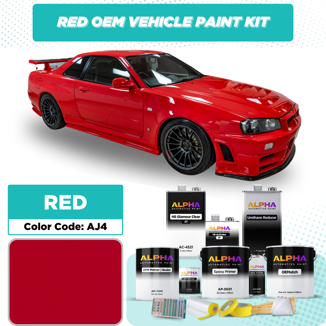 Nissan Red AJ4 | OEMatch Vehicle Paint Kit