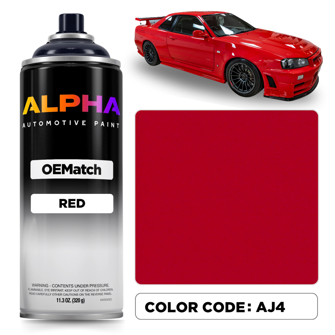 Nissan Red AJ4 | OEMatch Spray Can