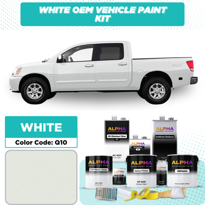 Nissan White Q10 | OEMatch Vehicle Paint Kit