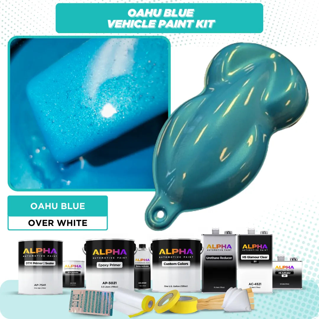 Oahu Blue Vehicle Paint Kit (White Sealer)