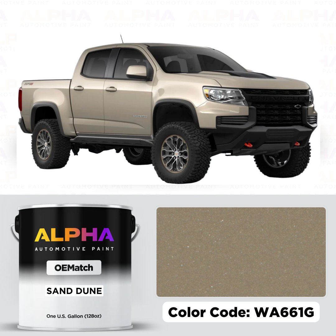 GEN. MOTORS USA SAND DUNE 1 M. WA661G | OEMatch Basecoat