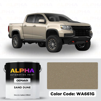 GEN. MOTORS USA SAND DUNE 1 M. WA661G | OEMatch Basecoat