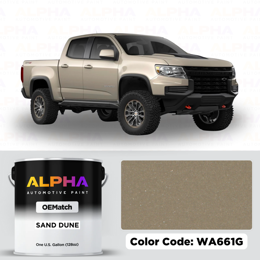 GEN. MOTORS USA SAND DUNE 1 M. WA661G | OEMatch Vehicle Paint Kit