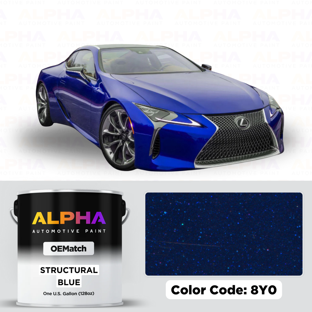 TOYOTA STRUCTURAL BLUE P. 8Y0 | OEMatch Basecoat