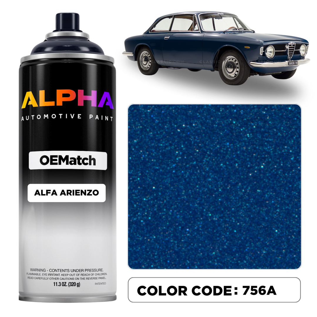 ALFA ROMEO ARIENZO BLUE P. 756A | OEMatch Spray Can