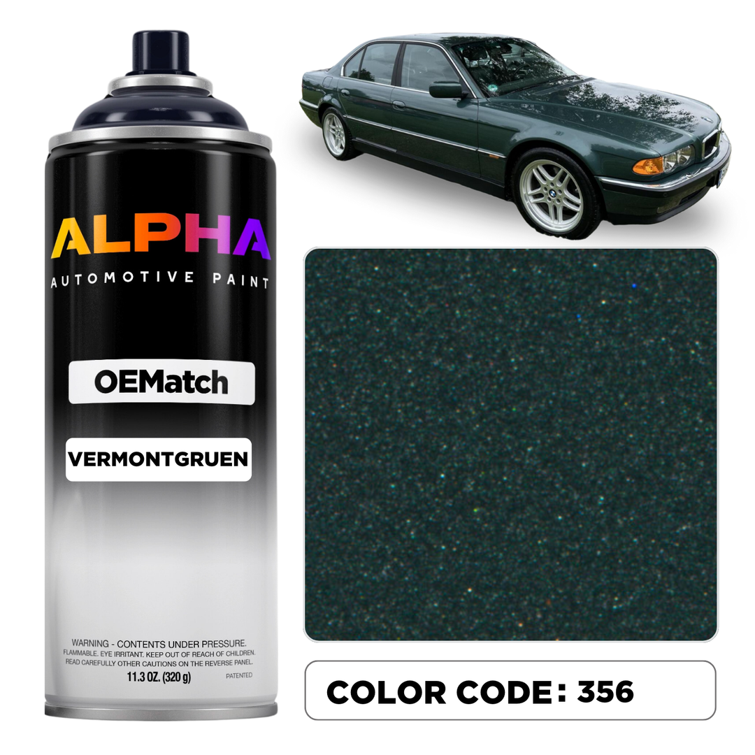 BMW VERMONTGRUEN M. 356 | OEMatch Spray Can