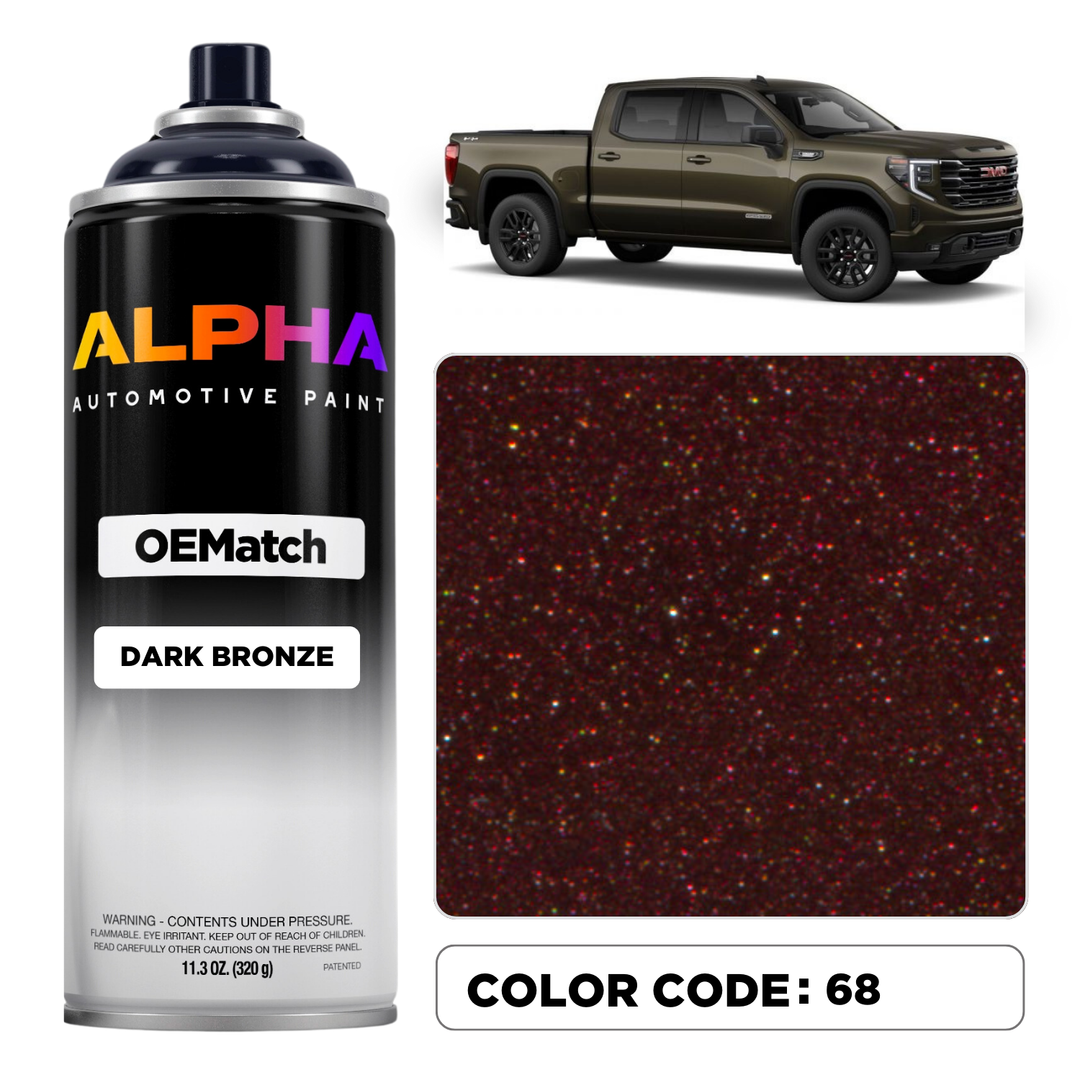 GEN. MOTORS USA DARK BRONZE M. 68 | OEMatch Spray Can