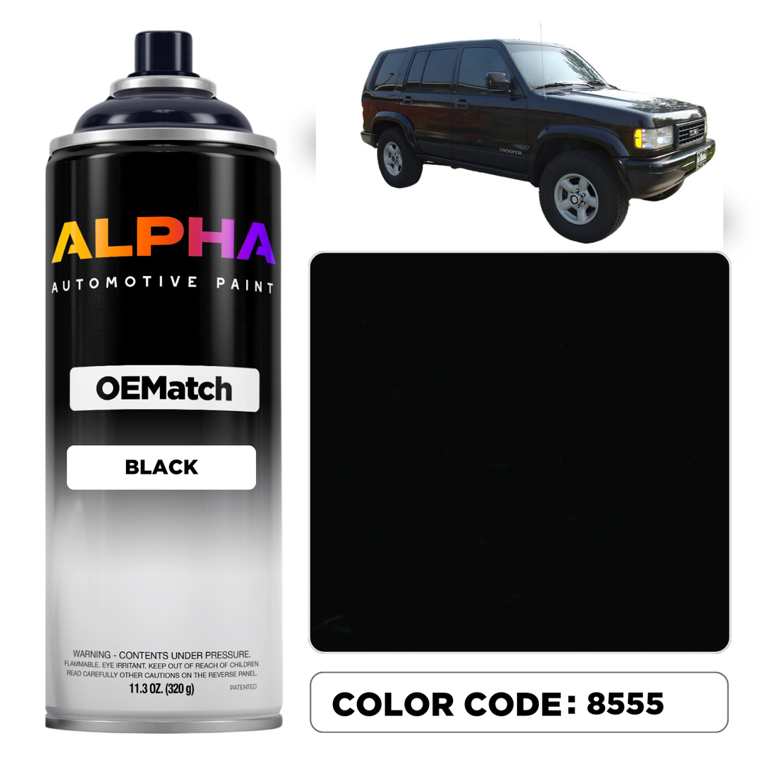 GEN. MOTORS  HOLDEN (AUS) BLACK 8555 / 41-8555 | OEMatch Spray Can