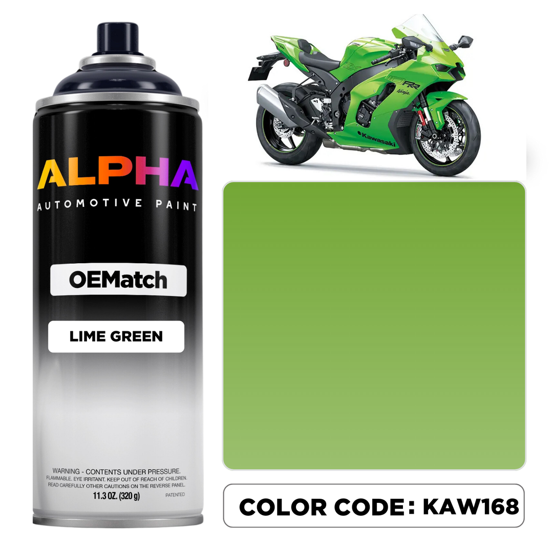 KAWASAKI MOTORCYCLE LIME GREEN 2004 - 3C KAW168 | OEMatch Spray Can