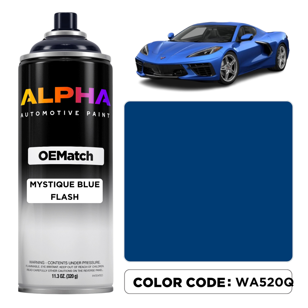 GM MYSTIQUE BLUE FLASH WA520Q | OEMatch Spray Can