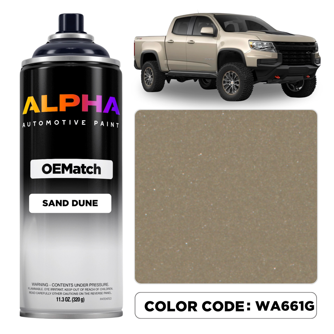 GEN. MOTORS USA SAND DUNE 1 M. WA661G | OEMatch Spray Can