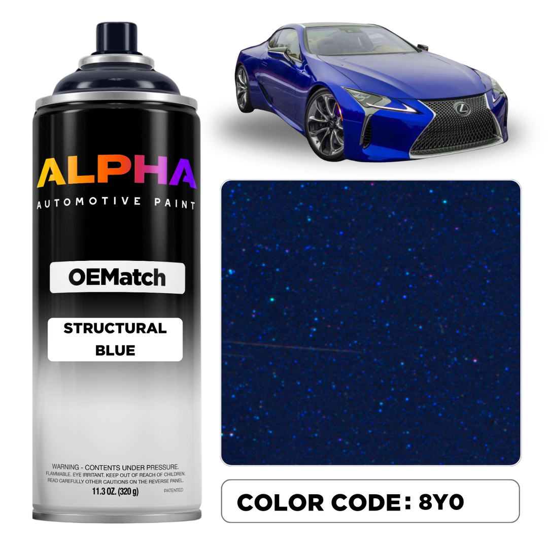 TOYOTA STRUCTURAL BLUE P. 8Y0 | OEMatch Spray Can