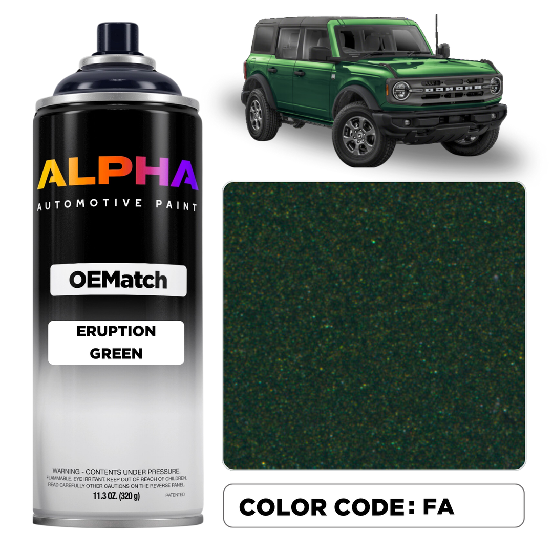 FORD USA ERUPTION GREEN P. FA | OEMatch Spray Can