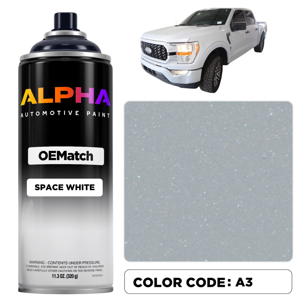 FORD USA SPACE WHITE P. A3 / A3 | OEMatch Spray Can