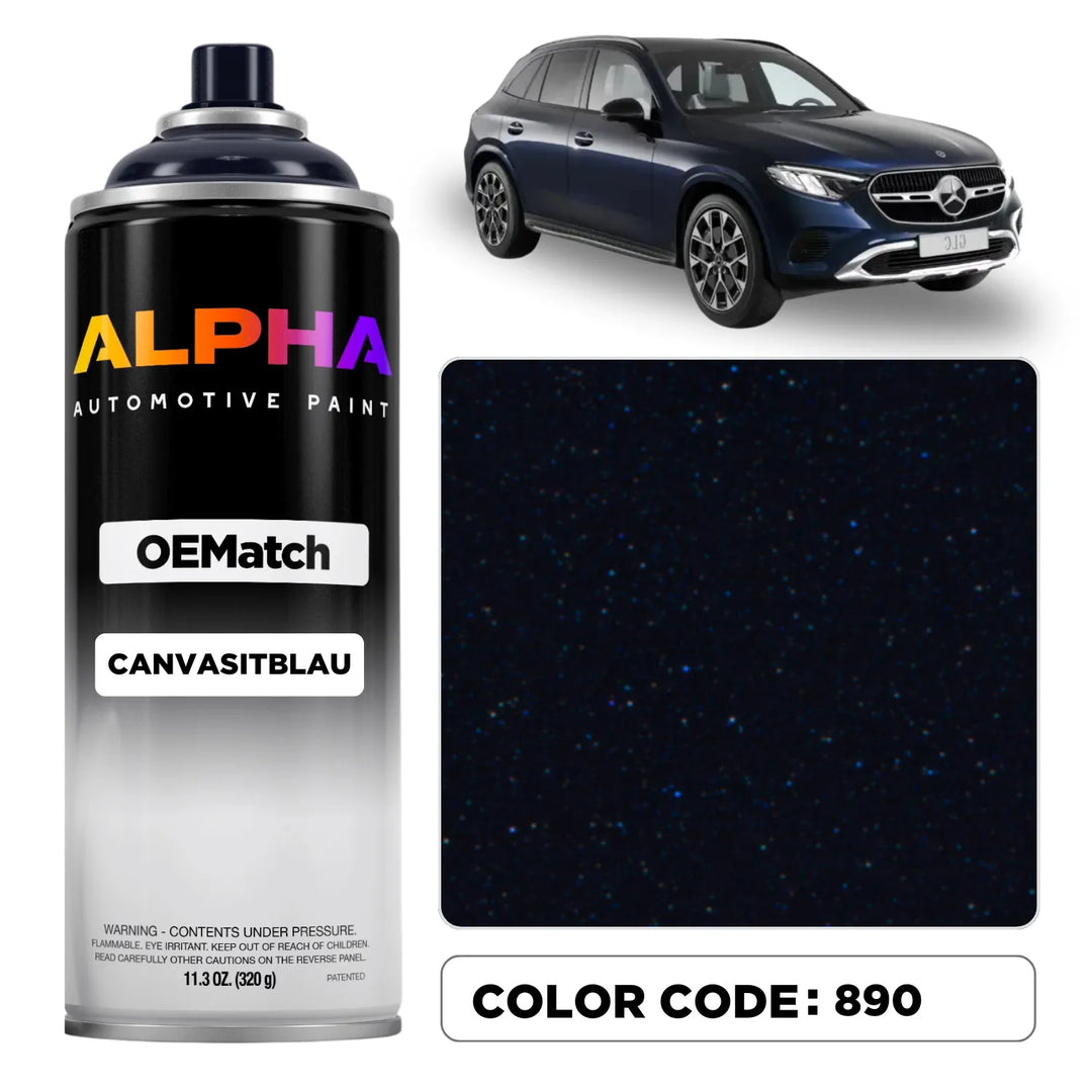 MERCEDES CANVASITBLAU M. 890 | OEMatch Spray Can