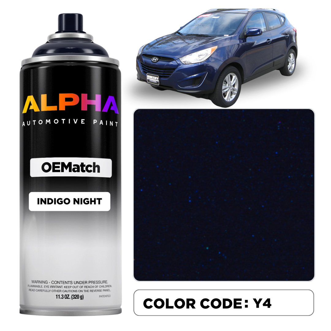 HYUNDAI INDIGO NIGHT P. Y4 / Y4U | OEMatch Spray Can