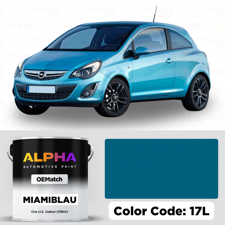 OPEL MIAMIBLAU 17L / 272 | OEMatch Basecoat