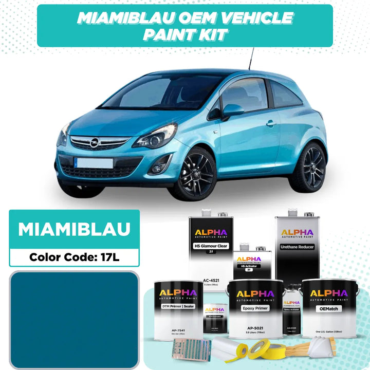 OPEL MIAMIBLAU 17L / 272 | OEMatch Vehicle Paint Kit