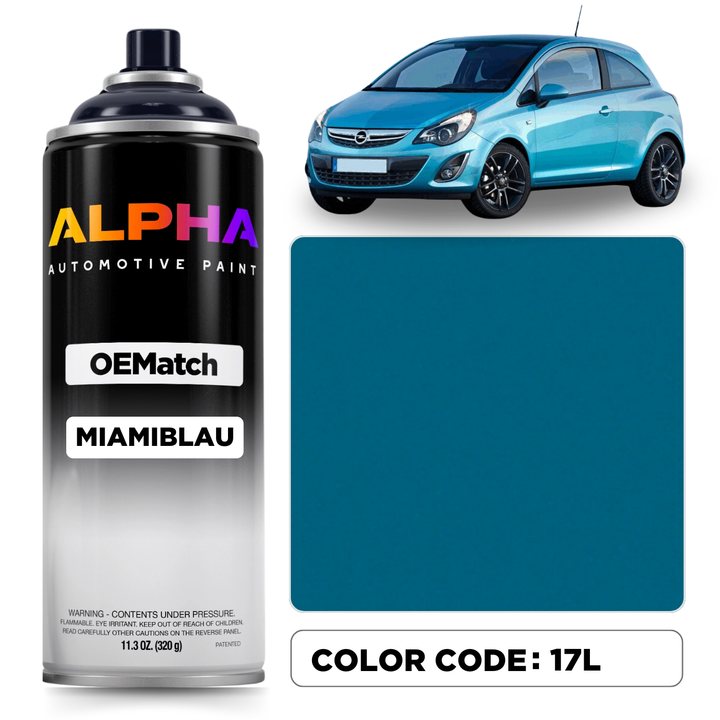 OPEL MIAMIBLAU 17L / 272 | OEMatch Spray Can