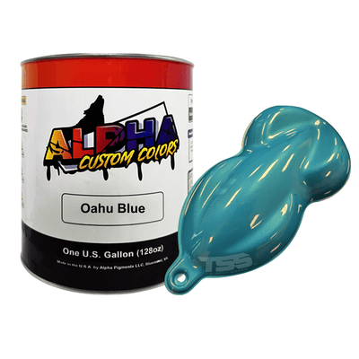 Oahu Blue Paint Basecoat - The Spray Source - Alpha Pigments