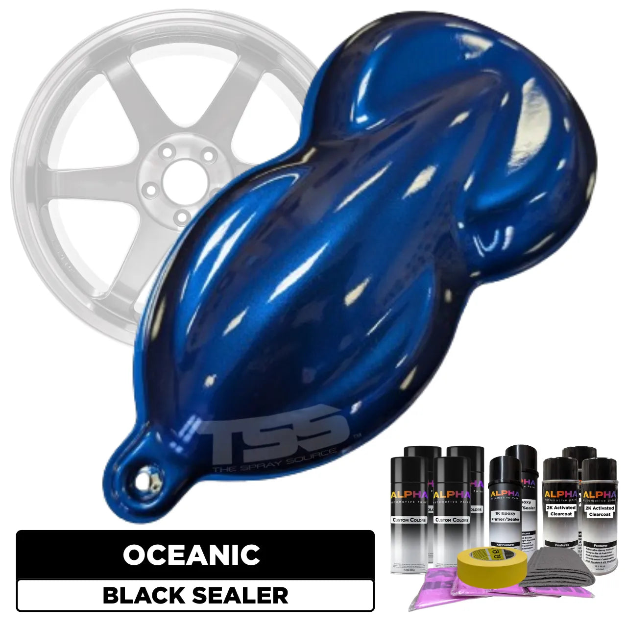 Oceanic Wheel Paint Kit