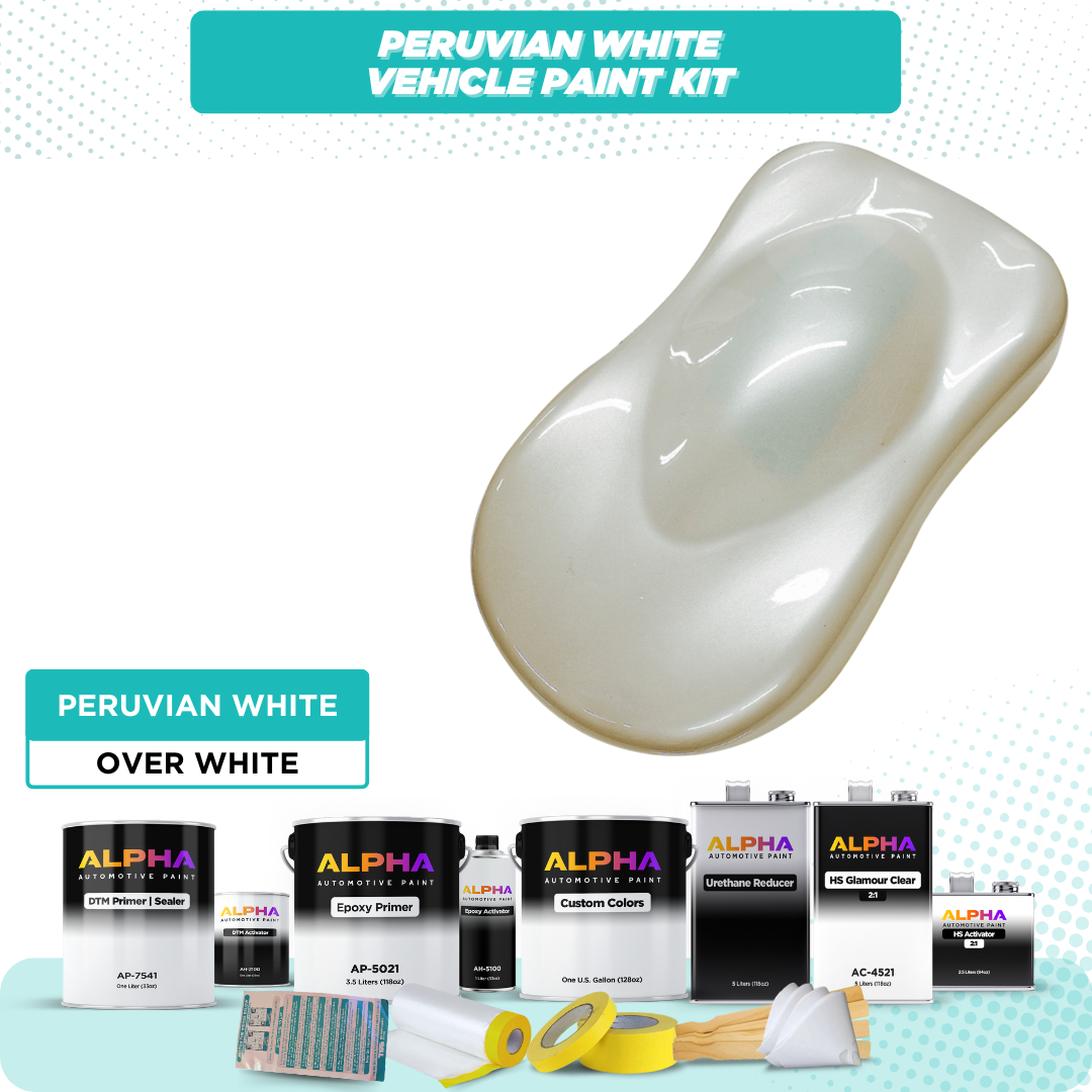 Peruvian White Vehicle Paint Kit